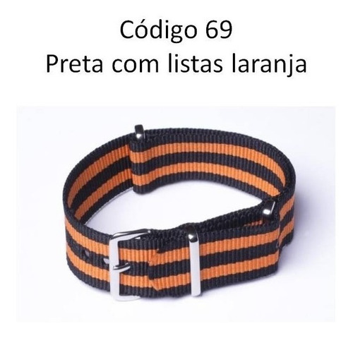 Pulseira Nylon Nato Todas As Cores + Brinde Anúncio 5 / 8