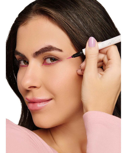 Delineador Con Brillo Ilusión 21036 Color Rosa Claro