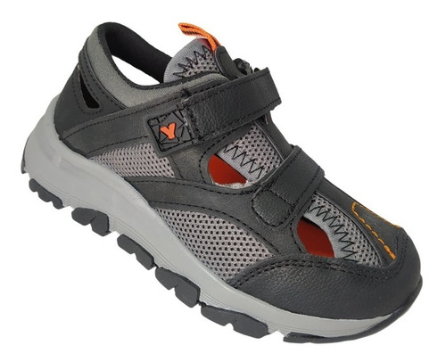 Tenis Huarache Abierto Confort Niños Casual Moda Velcro