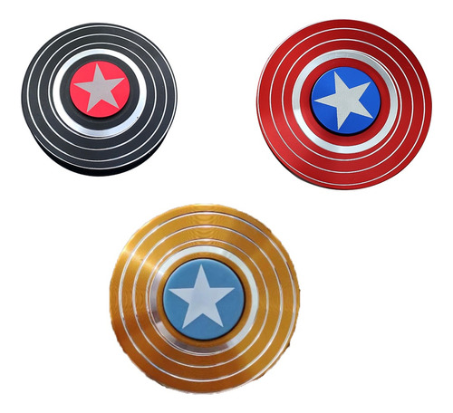 Juguete Colorido Para Aliviar El Estrés Spinner Inquieto 3pk