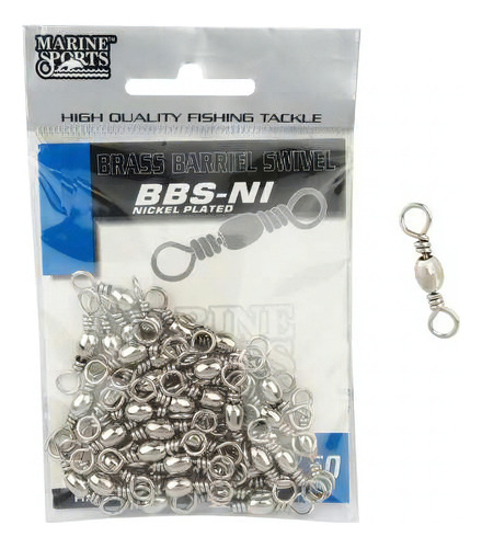 Girador Bbs-ni Nº 5 Nickel - Marine Sports - 50 Peças