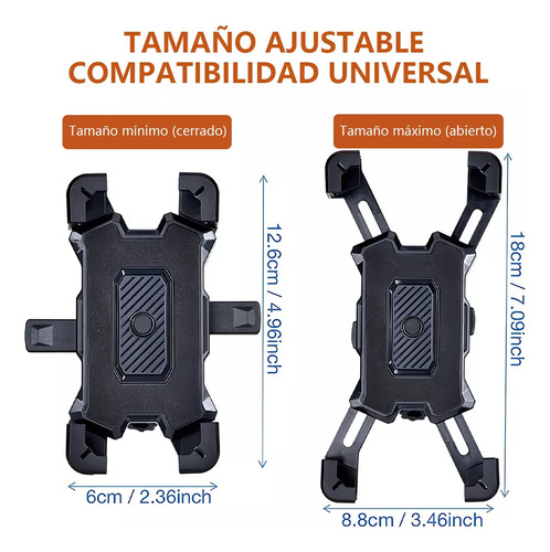 Soporte Para Celular Moto/bicicleta Punkzz X1 Dh060113 Base