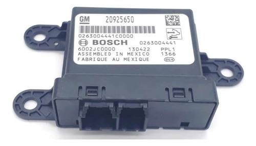 Modulo Comando Sensor Estacionament Spin Onix Cruze 20925650