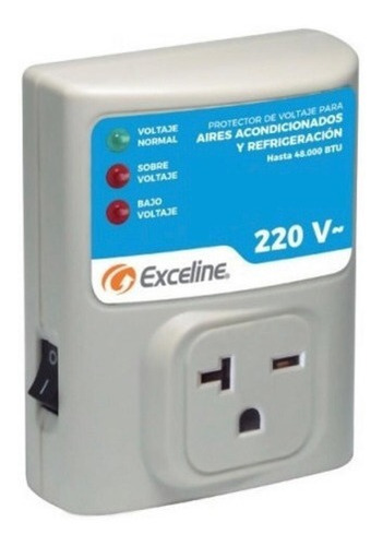 Protector De Voltaje Exceline Para Aire/nevera Plug