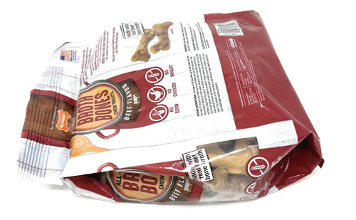 Dog Treat Nylabone, Caldo De Res, Huesos, 60 Unidades, 1,2 K