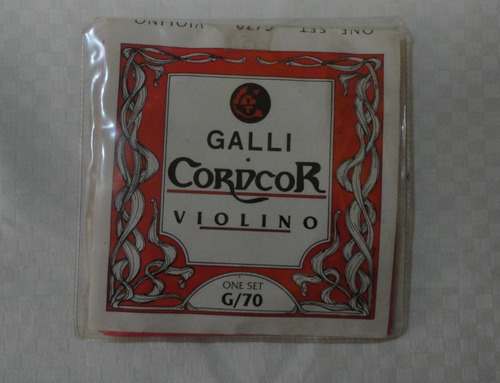 Juego De 4 Cuerdas Marca Galli Cordcor