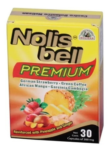 Nolis Bell Premium Con 30 Capsulas Con Jengibre Y Piña