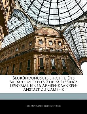 Libro Begr Ndungsgeschichte Des Barmherzigkeits-stifts: L...