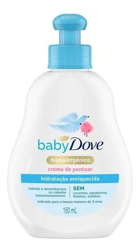 Creme De Pentear Hidratação Enriquecida Dove Baby 150ml