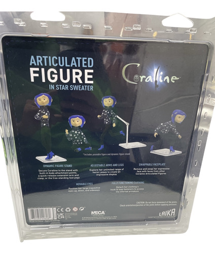 Coraline En Impermeable Amarillo Neca 100% Nueva Y Original
