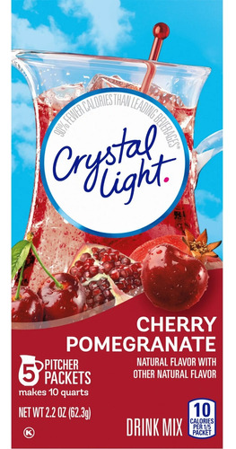 Te Helado Crystal Light Cherry Pomegranate 6 Jarras 