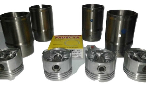 Imagen 2 de 5 de Conjunto-pistones P/ Peugeot-citroen Partner-berlingo-c3-206-1.6 1.4 8v Tu3jp(fadecya)