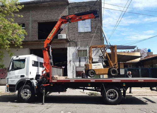 Alquiler Hidrogrua Grua Camion Fletes Transporte De Maquinas