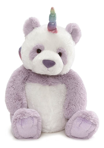 Peluche Oso Panda Unicornio Morado 