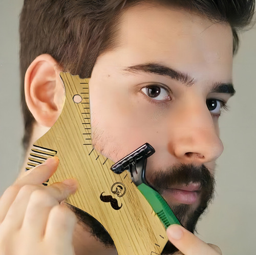 Pente Modelador Elevando O Estilo Da Sua Barba