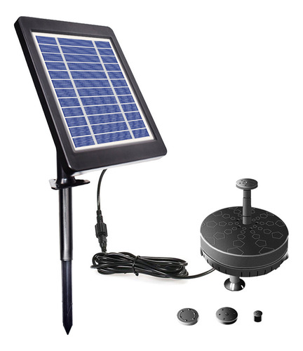 Bomba Solar Fuente Estanque 6v.. 5w Sumergible Sin Cepillo C