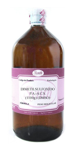Dimetilsulfoxido Puríssimo - Dmso - Frasco 1 Litro