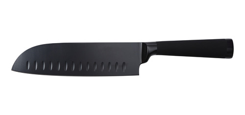 Cuchillo Santoku 17.5cm Ace Inox Black Blade Bergner Bg-8776