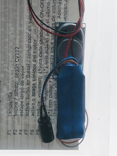 Imagen 4 de 5 de Nico Decoder Solo Sonid No Motor Diesel O Vapor Ldh (dsm 01)