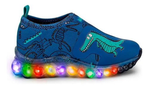 Zapatillas Led Luces Bibi 26/33 Art #1079265 Prende Al Pisar