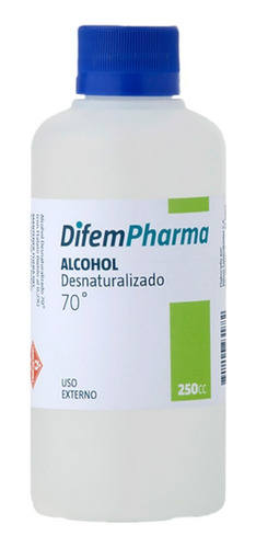 Alcohol Desnaturalizado 70% 250 Ml