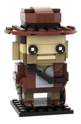 Figura Armable De Indiana Jones Lego Compatible