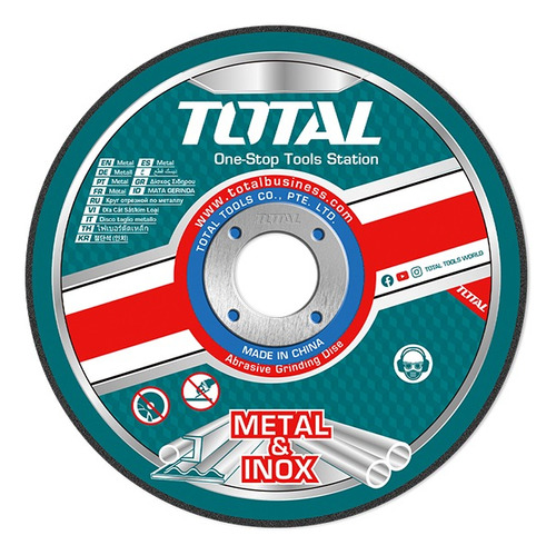 Discos De Corte Metal 125mm 10 Pzs Total