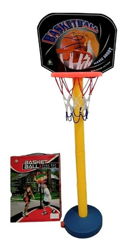 Juego Basquet Con Pie Regulable Basketball Play Set