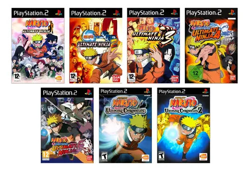 Kit 7 Jogos Naruto Ps2 | MercadoLivre