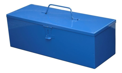 Caixa Ferramenta Baú Com Alça E Suporte Pra Parafusos 40cm Cor Azul