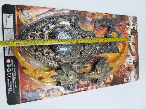Set Armadura Romana Con Escudo Mascara Y Arco Con Flechas