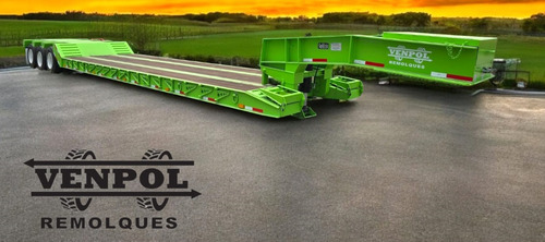 Lowboy 3 Ejes Cuello Desmontable El Mas Resistente De Mexico