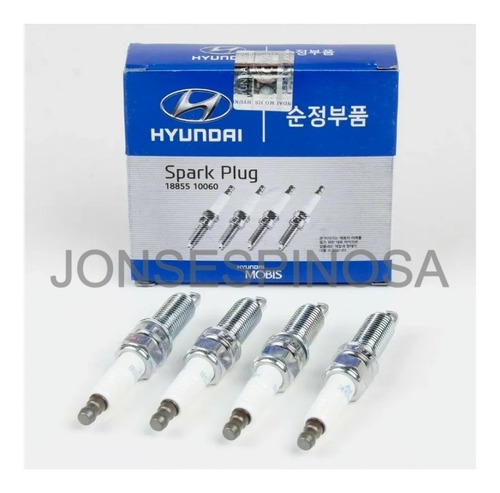4 Bujías Iridium Hyundai/kia Originales (silzkr6b-10e)