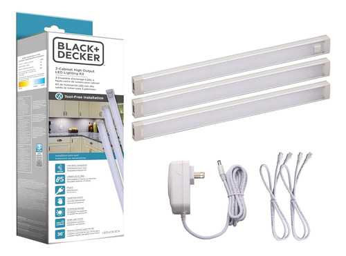 Leduc9-3ck Kit Led Debajo Del Gabinete Sensor De Movimi...