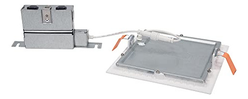 Luz Led Empotrable Cuadrada De Techo Y Ducha 6 Ultrafino -