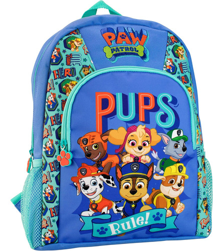 Mochila Paw Patrol Para Niños Chase, Marshall, Rubble, Skye