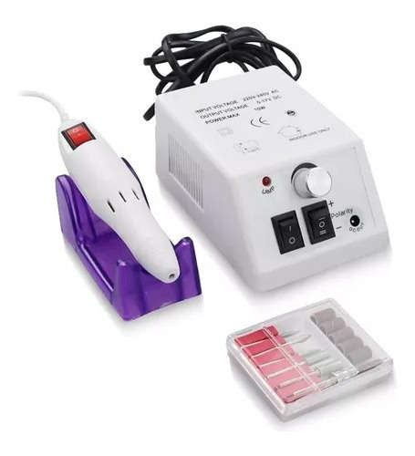 Pulidora De Uñas Profesional Manicure Pedicure + Accesorios