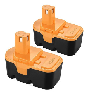 2pack 18 Voltio 3 6ah P100 Batería Para Ryobi 18v Bate...