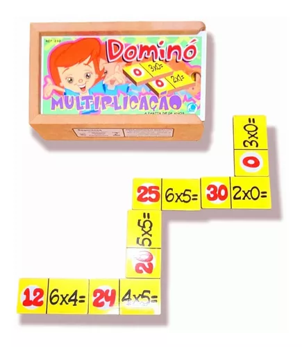 JOGO DA MULTIPLICAÇÃO COM DOMINÓ 