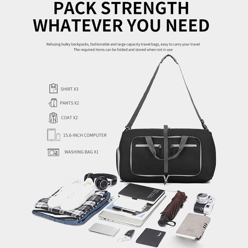 Bolsa De Gimnasio Con Compartimento Para Zapatos, Bolsa De V