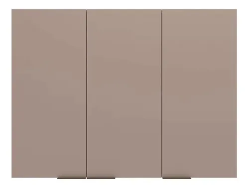 Miriページ Armário Aéreo Bartira Cristal Mdp 15mm Com 3 Portas E 3 Prat Cor L