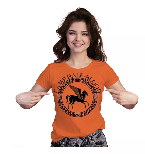 Camiseta Infantil Camp Half Blood Percy Jackson 100% Algodão 2371