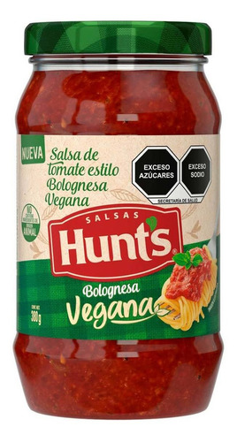 Salsa Hunts Bolognesa Vegana 380g