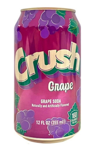 Gaseosa Crush Grape Lata Por 355 Ml.