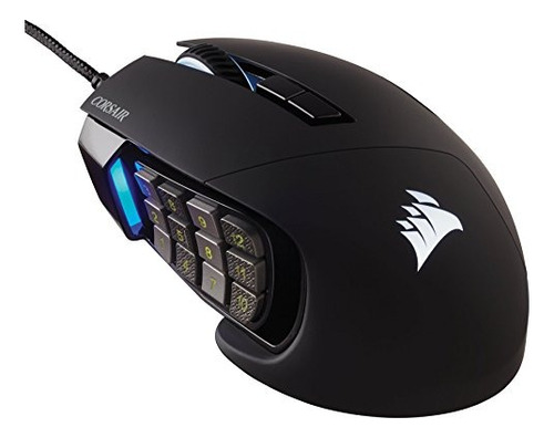 Corsair Scimitar Pro Rgb Mmo 16,000 Dpi Sensor Optico 12 Bot