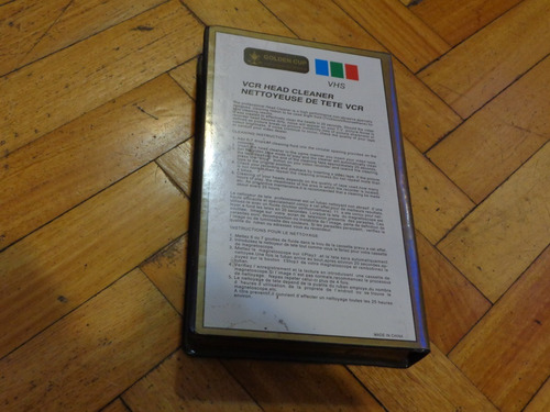 Head Cleaner Vcr Cassette Limpiacabezales De Video