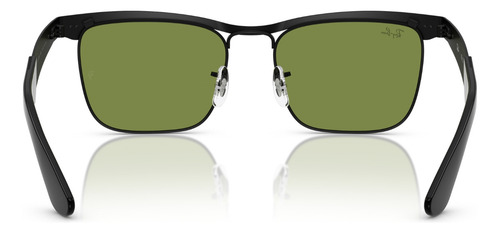 Óculos De Sol Ray Ban Wayfarer Deluxe Preto Rb3875 0064e-56