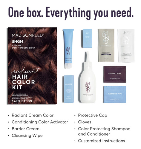Kit De Coloración De Cabello Madison Reed Radiant Dark Cinna