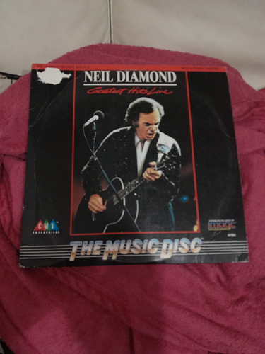 Laser Disc Neil Diamond Greatest Hits Live En Formato Laser 