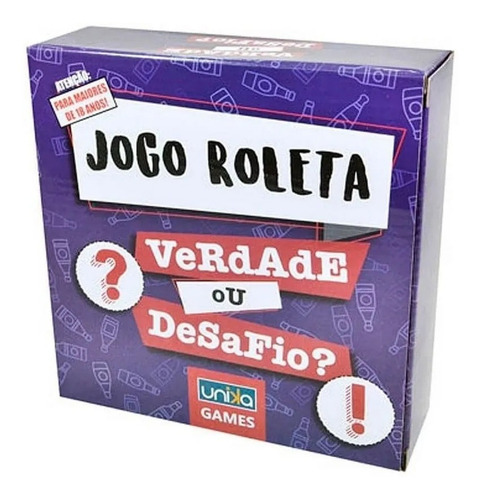 Jogo De Bebida Shot Verdade Ou Desafio Bebida +18 Anos